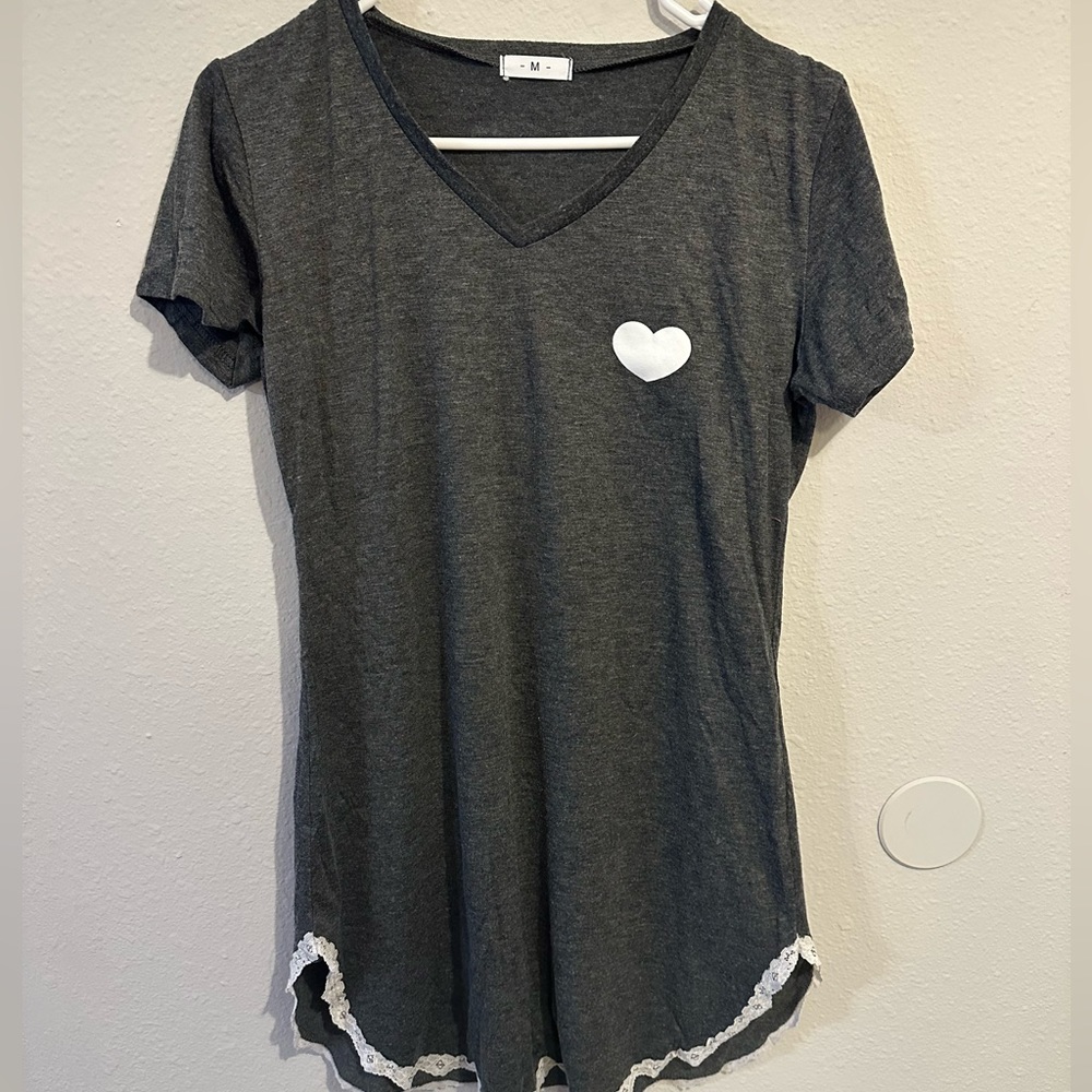 Grey Night Gown